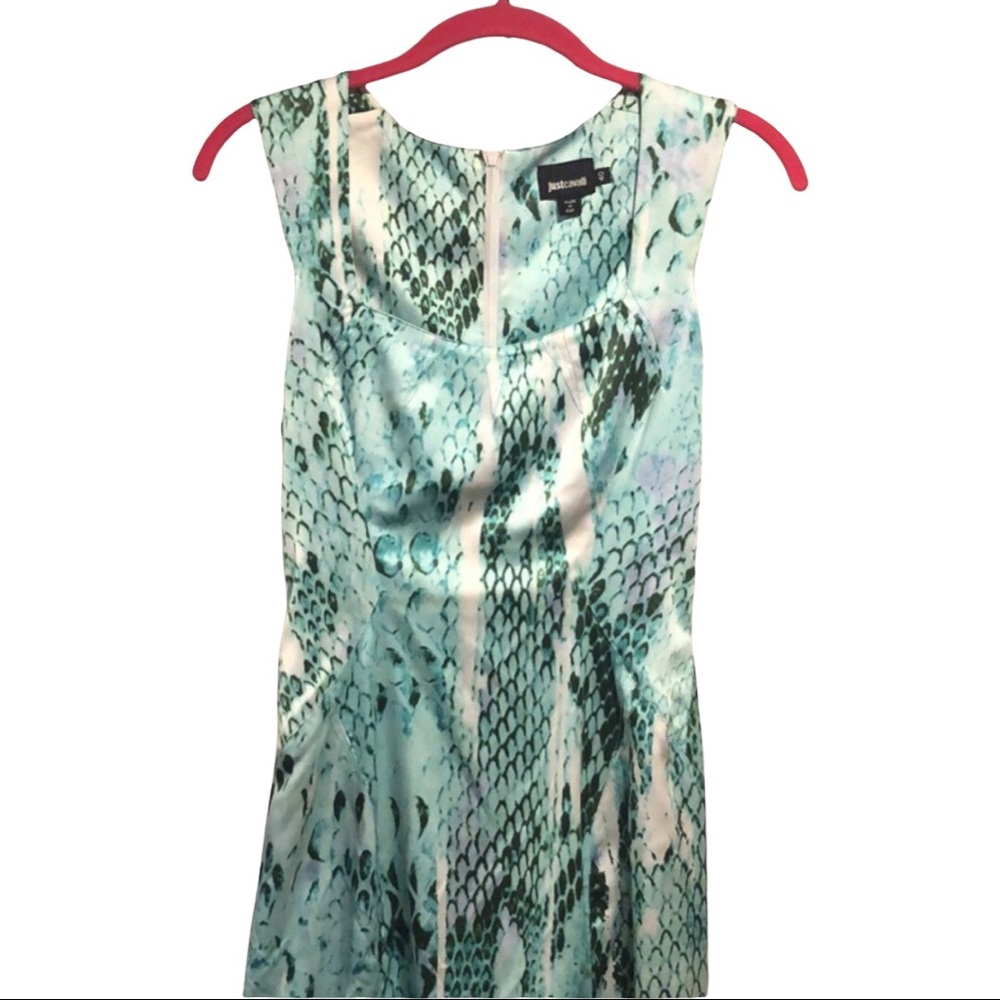 Just Cavalli Satin Cocktail Dress